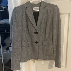Calvin Klein Women's Gray Blazer